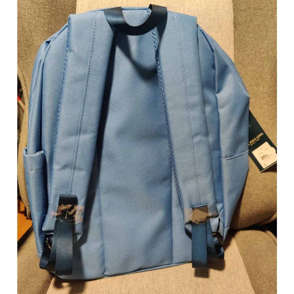 U.S. Polo Assn Light Blue Backpack 18